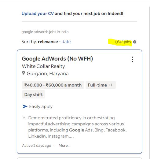 Google Ads Jobs